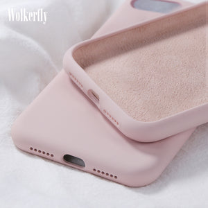 Soft Liquid Silicone Case For Samsung