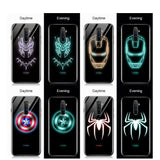 For Oppo Luminous Avengers Tempered Glass Casing Cover