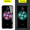 For Oppo Luminous Avengers Tempered Glass Casing Cover