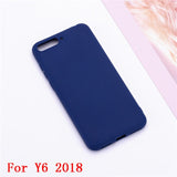 Silicone Case on for Huawei Y6 Prime