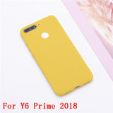 Silicone Case on for Huawei Y6 Prime