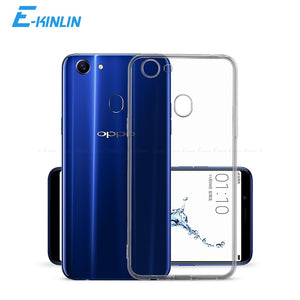 Clear Crystal Soft Silicone Back Full Cover For Oppo